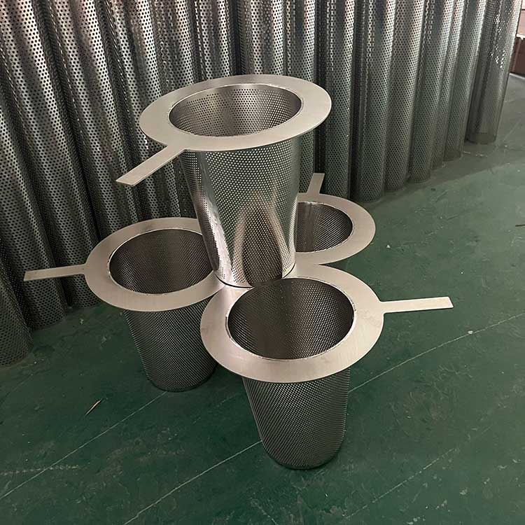 華豫生產供應錐形管道過濾網DN200*262
